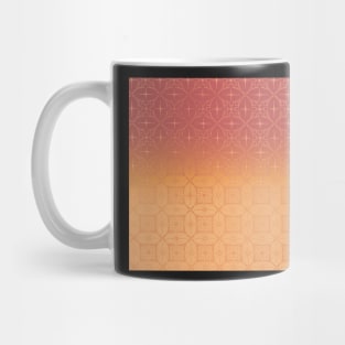Yellow and pink gradient w.metallic pattern Mug